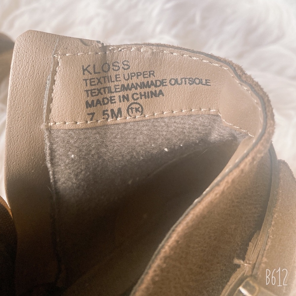 Brown Suede Booties - Picture 4 of 6
